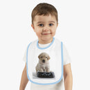 Baby Contrast Trim Jersey Bib