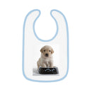 Baby Contrast Trim Jersey Bib