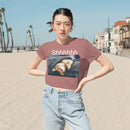 Women's Flowy Cropped Tee